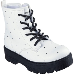 Ghete copii Skechers Gravlen Hi - Jewel Strut 303471L-WHT Ghete copii Skechers Gravlen Hi - Jewel Strut 303471L-WHT