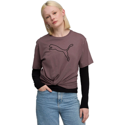 Tricou femei Puma Her Relaxed Graphic Tee Raisin 68814988 Tricou femei Puma Her Relaxed Graphic Tee Raisin 68814988