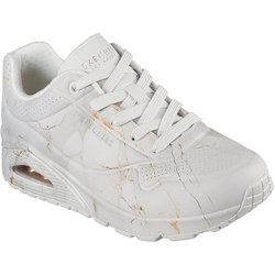 Pantofi sport femei Skechers Uno - Marbel Marvel 155584-OFWT