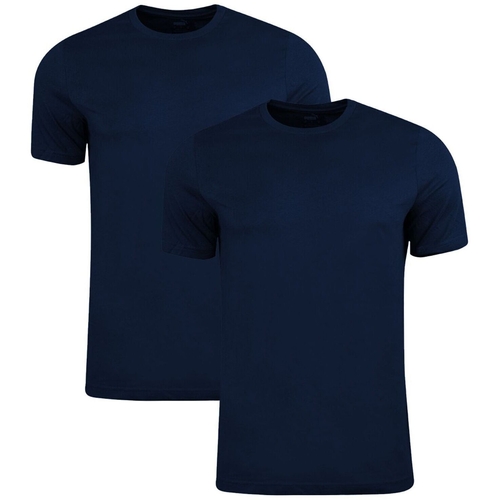 Tricou Puma Junior Base T-shirt Navy 2-pack